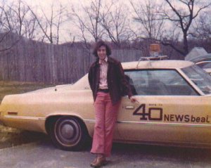 Jerry Daniels with a Newsbeat 40 vehicle